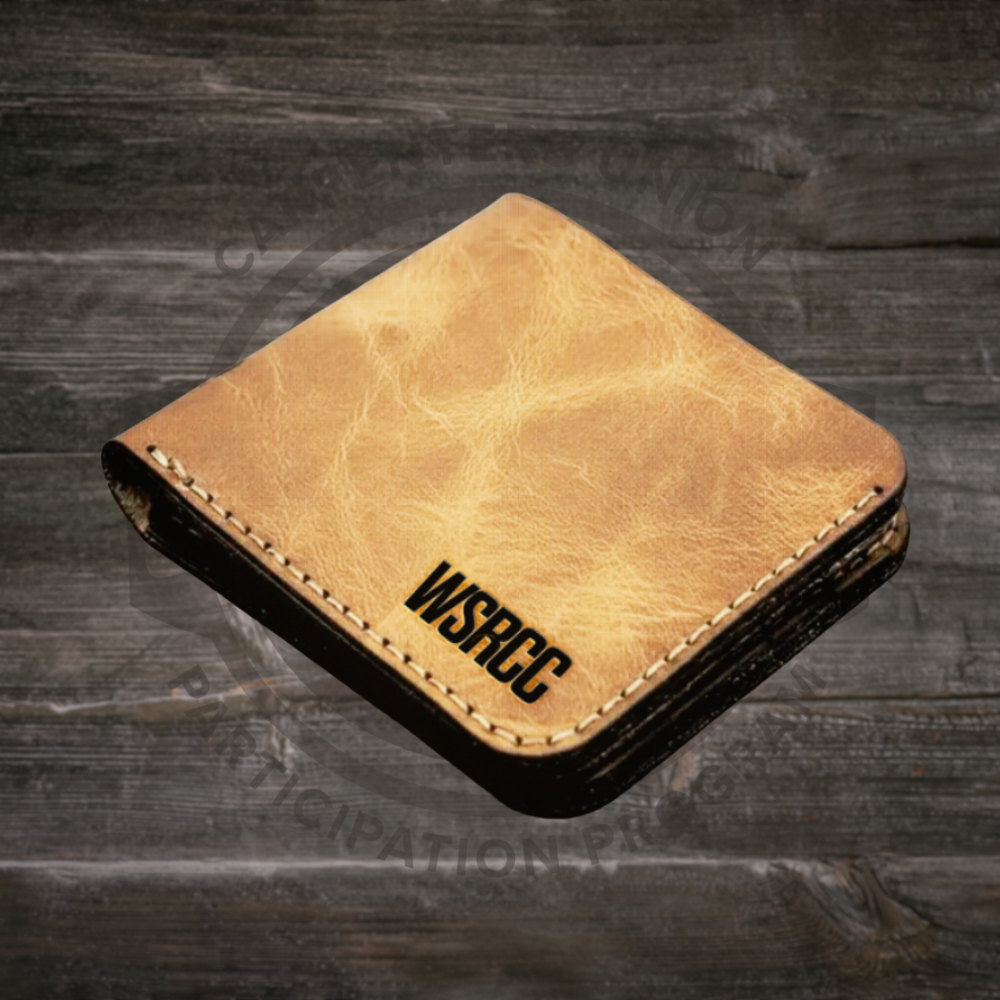 Cartera plegable para hombres - Tostado silla